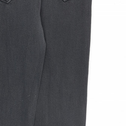 Denim & Co. Mens Grey Cotton Skinny Jeans Size 32 in L32 in Slim Zip