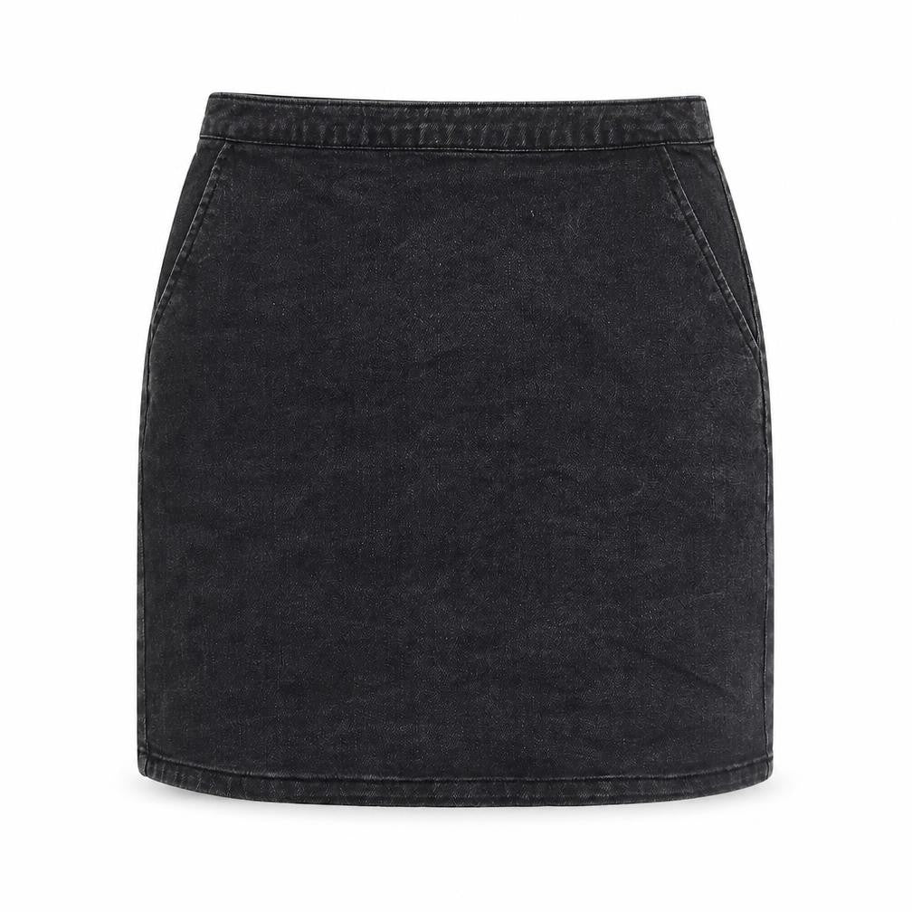 Womens UK Size 12 Warehouse A-Line Denim Skirt