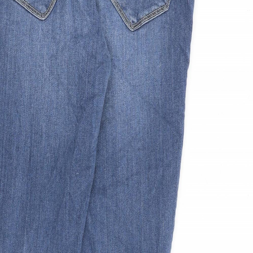 Hollister Womens Blue Cotton Skinny Jeans Size 29 in L28 in Slim Zip