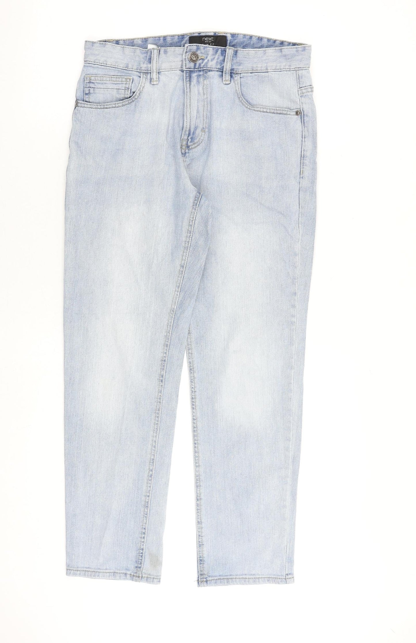 Mens UK Size 30 in NEXT Slim Fit Straight Blue Jeans