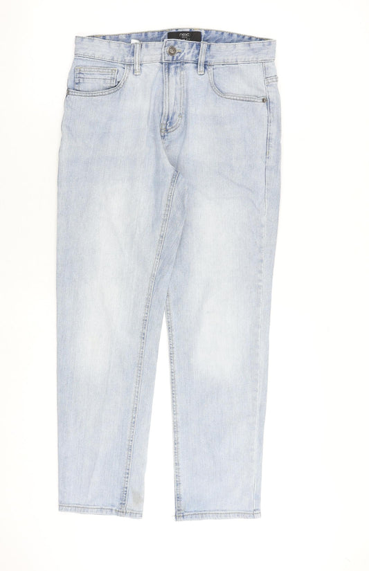 Mens UK Size 30 in NEXT Slim Fit Straight Blue Jeans