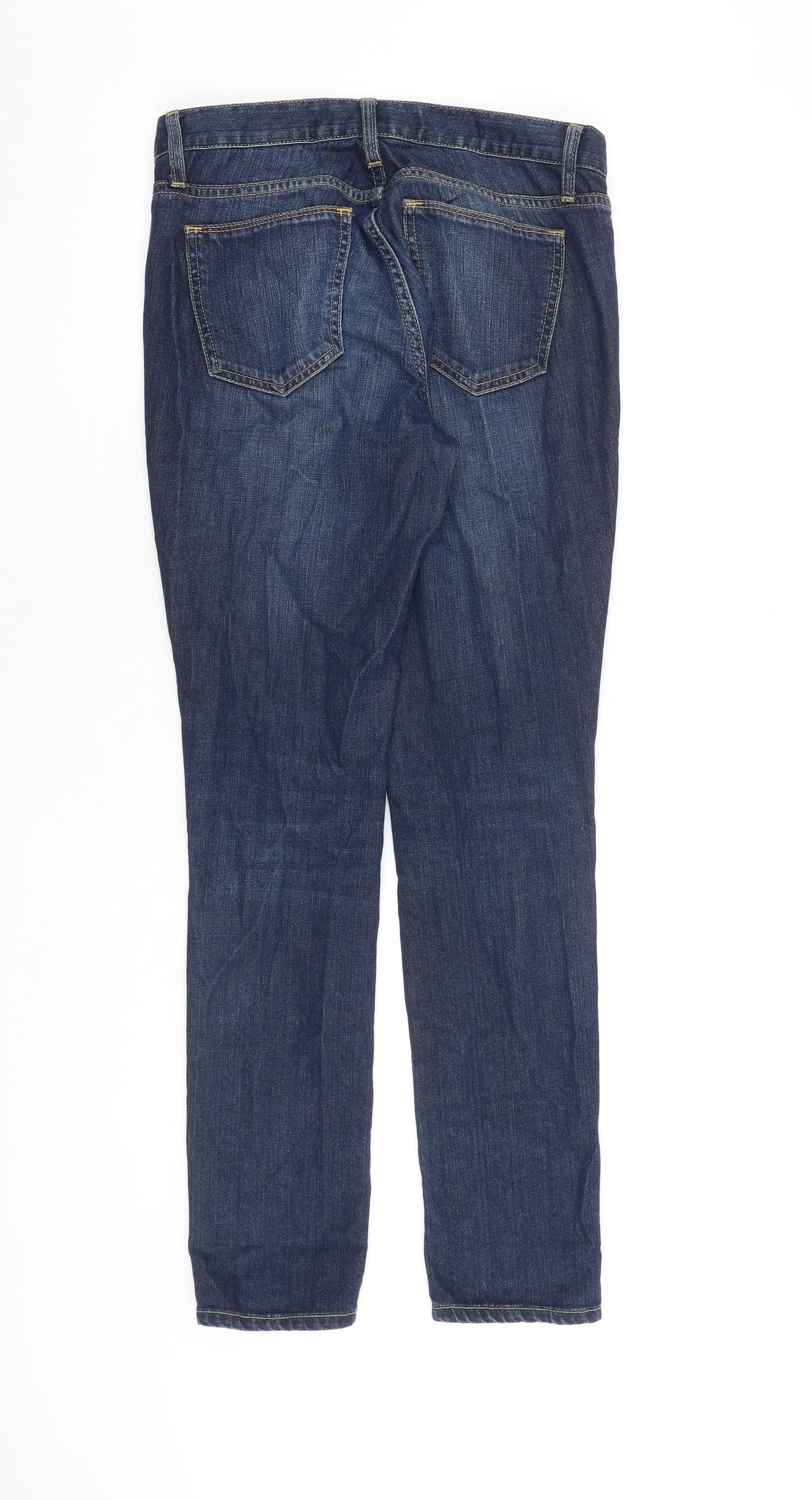 Gap Womens Blue Cotton Skinny Jeans Size 28 in L30 in Regular Zip