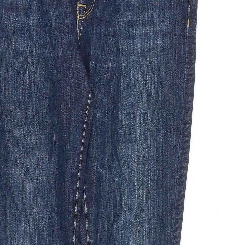 Gap Womens Blue Cotton Skinny Jeans Size 28 in L30 in Regular Zip
