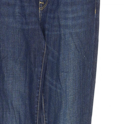 Gap Womens Blue Cotton Skinny Jeans Size 28 in L30 in Regular Zip