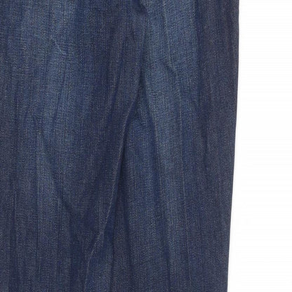 Gap Womens Blue Cotton Skinny Jeans Size 28 in L30 in Regular Zip