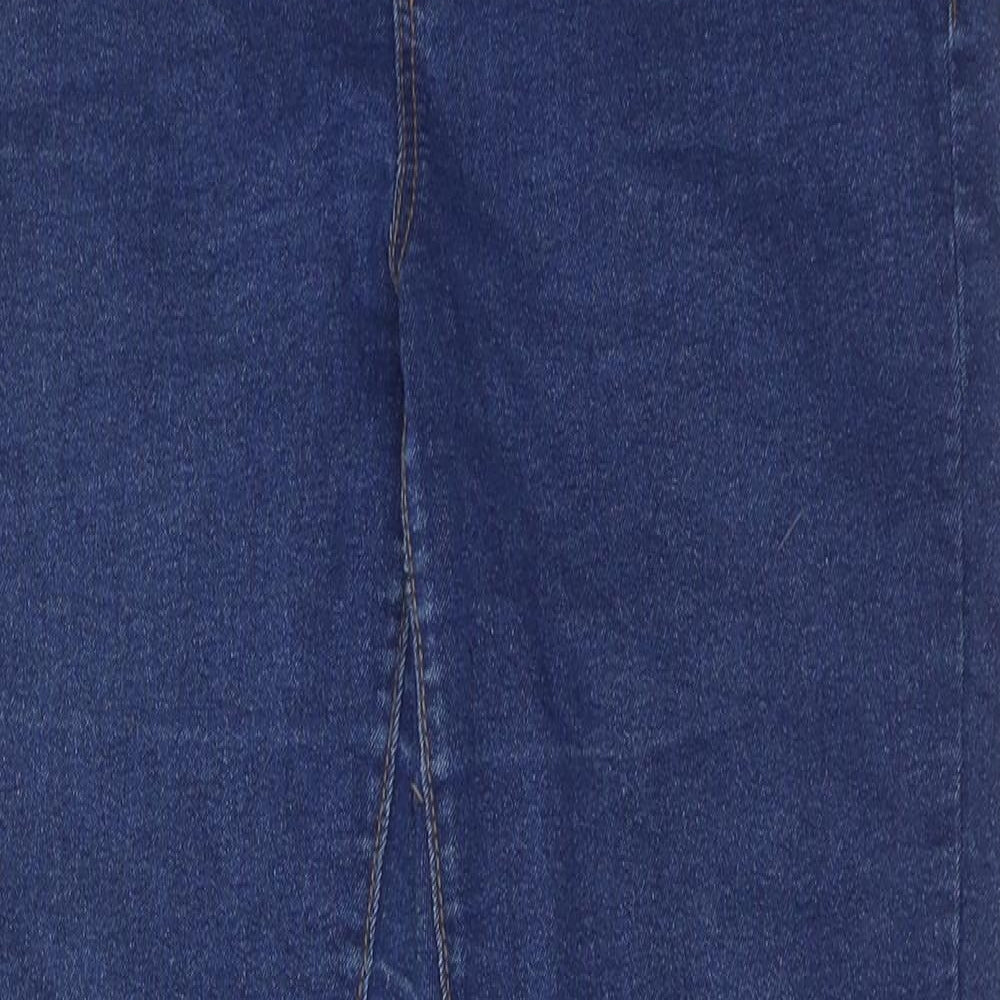 Denim & Co. Womens Blue Cotton Jegging Jeans Size 10 L25 in Regular