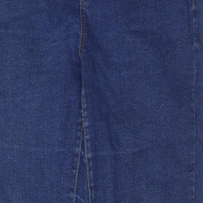 Denim & Co. Womens Blue Cotton Jegging Jeans Size 10 L25 in Regular
