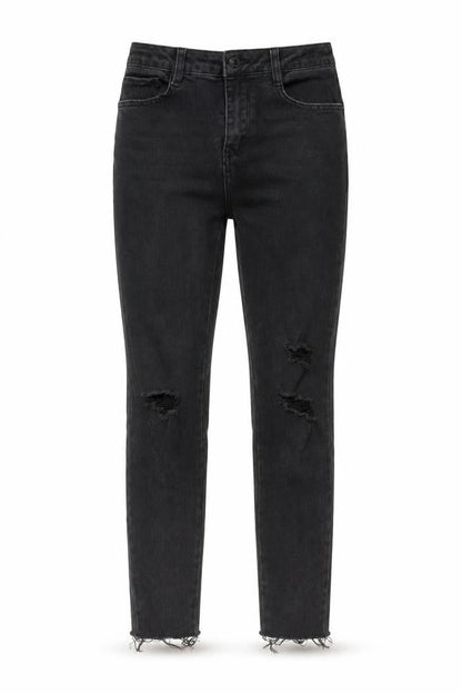 Womens UK Size 10 New Look Regular Fit Skinny Black Jeans