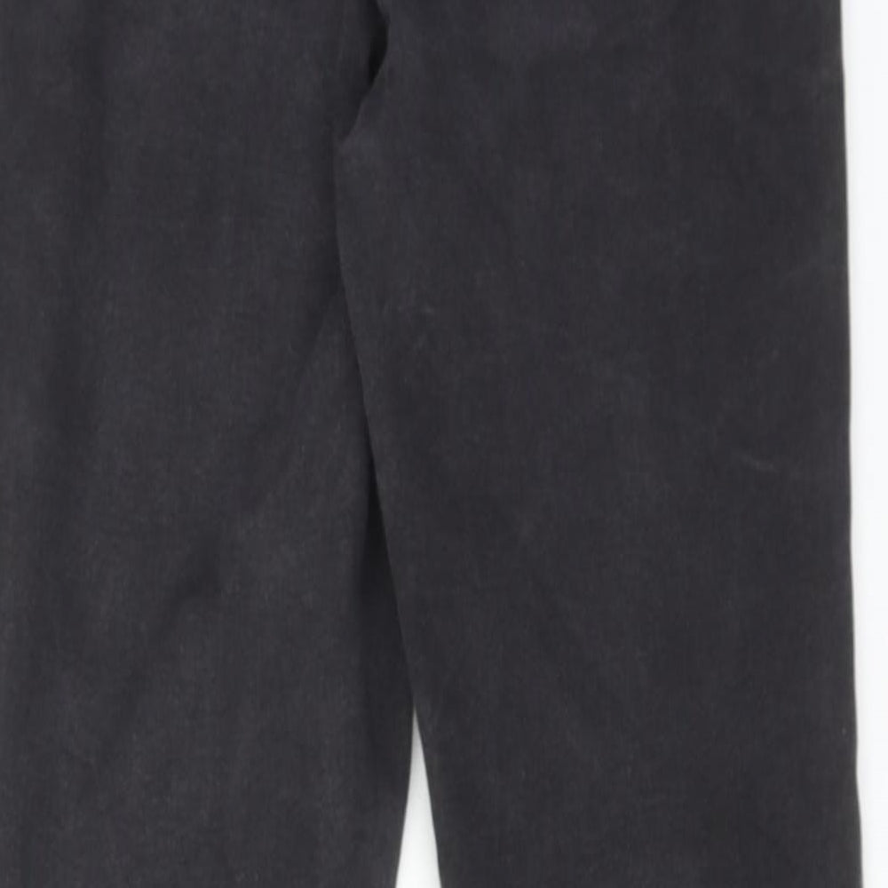 Denim & Co. Womens Grey Cotton Skinny Jeans Size 14 L27 in Regular Zip