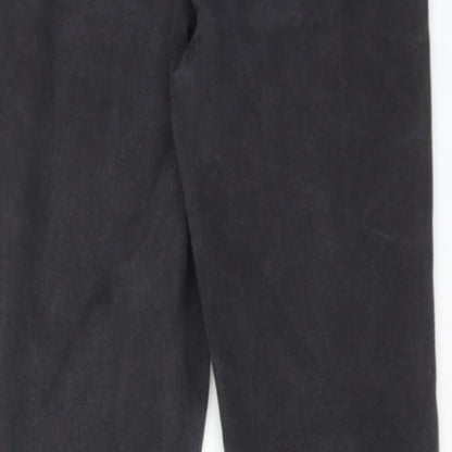 Denim & Co. Womens Grey Cotton Skinny Jeans Size 14 L27 in Regular Zip