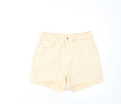 Womens UK Size 8 H&M Regular Fit Cut-Off Shorts