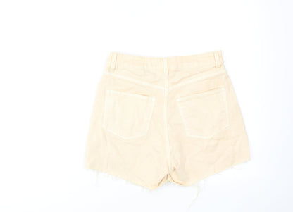 Womens UK Size 8 H&M Regular Fit Cut-Off Shorts