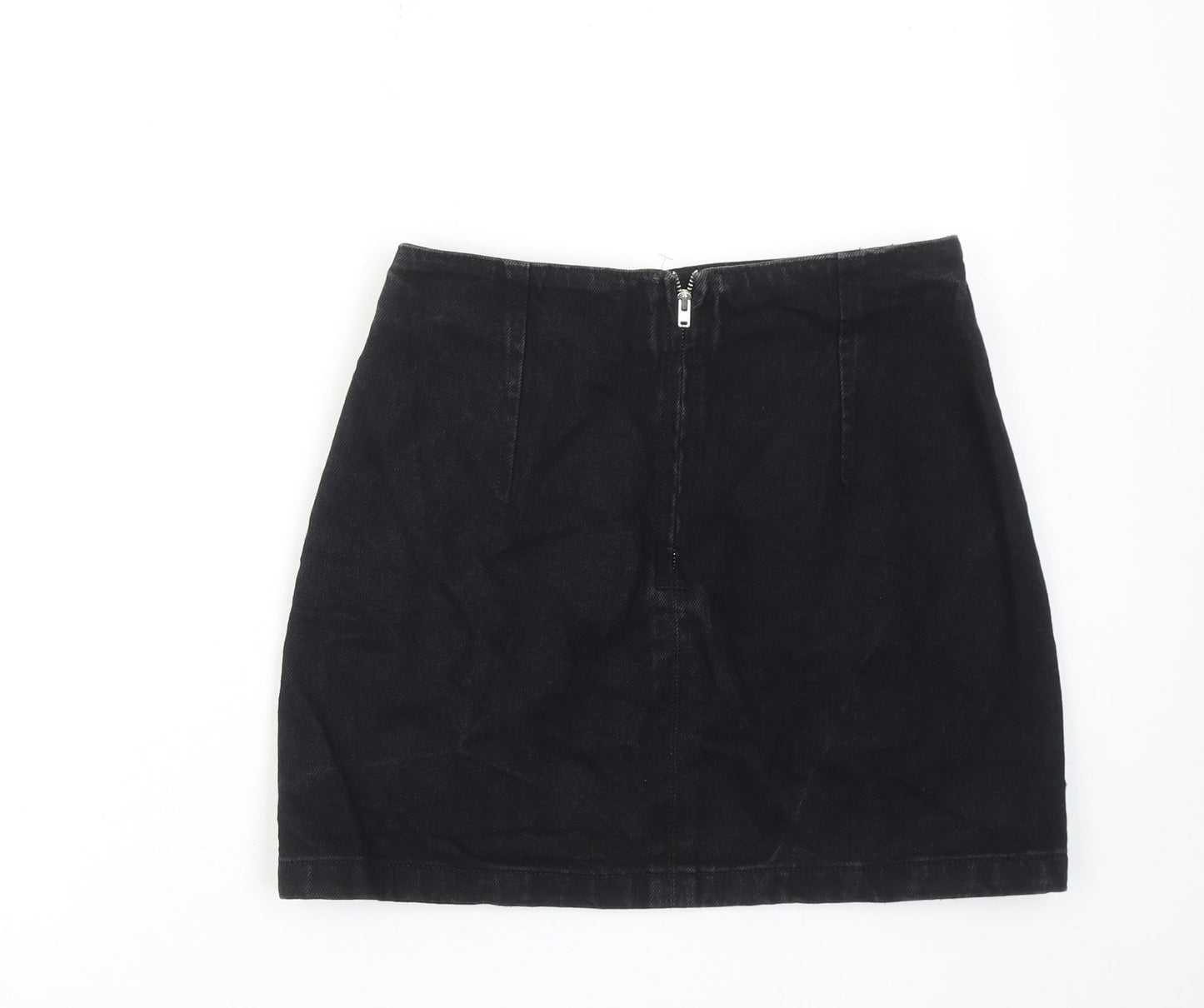 Womens UK Size 8 Topshop Mini Denim Skirt