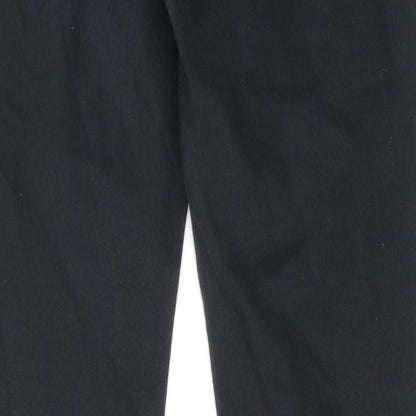 NEXT Womens Black Cotton Skinny Jeans Size 8 L29 in Regular Zip