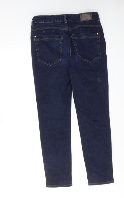 Womens UK Size 10 Marks and Spencer Regular Fit Skinny Blue Jeans