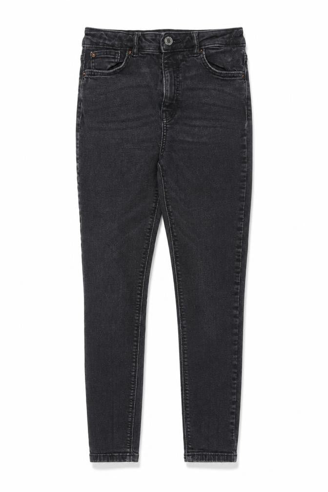 Womens UK Size 10 Denim & Co. Regular Fit Skinny Black Jeans