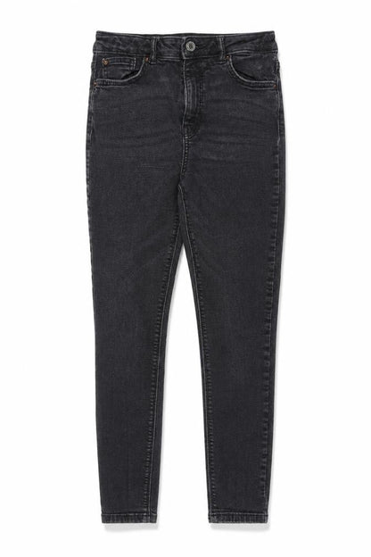 Womens UK Size 10 Denim & Co. Regular Fit Skinny Black Jeans