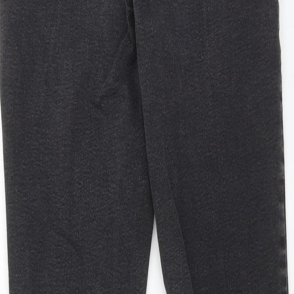 Denim & Co. Womens Black Cotton Skinny Jeans Size 10 L25 in Regular Zip