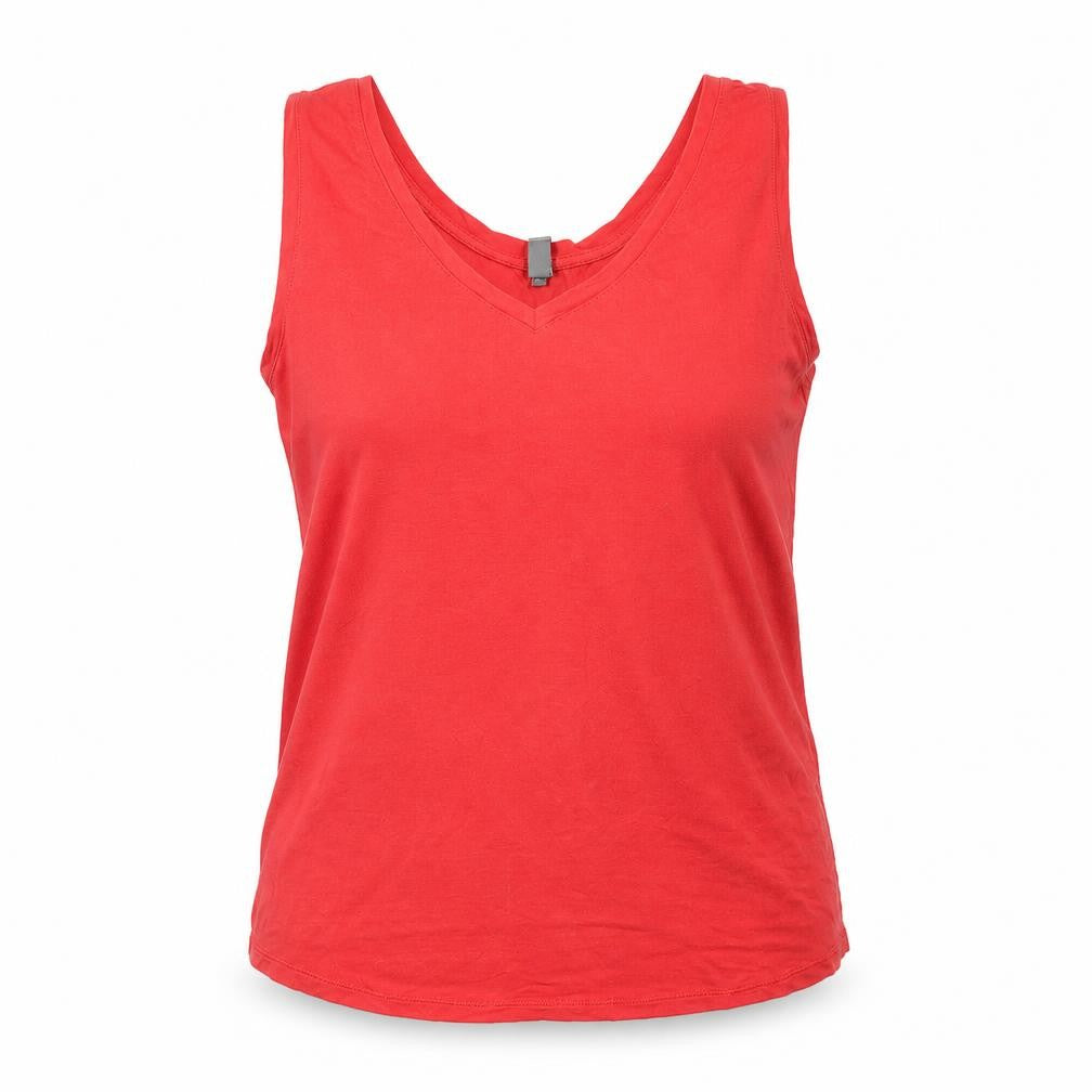 CULTURE Womens Pink Viscose Basic Tank Size XL V-Neck