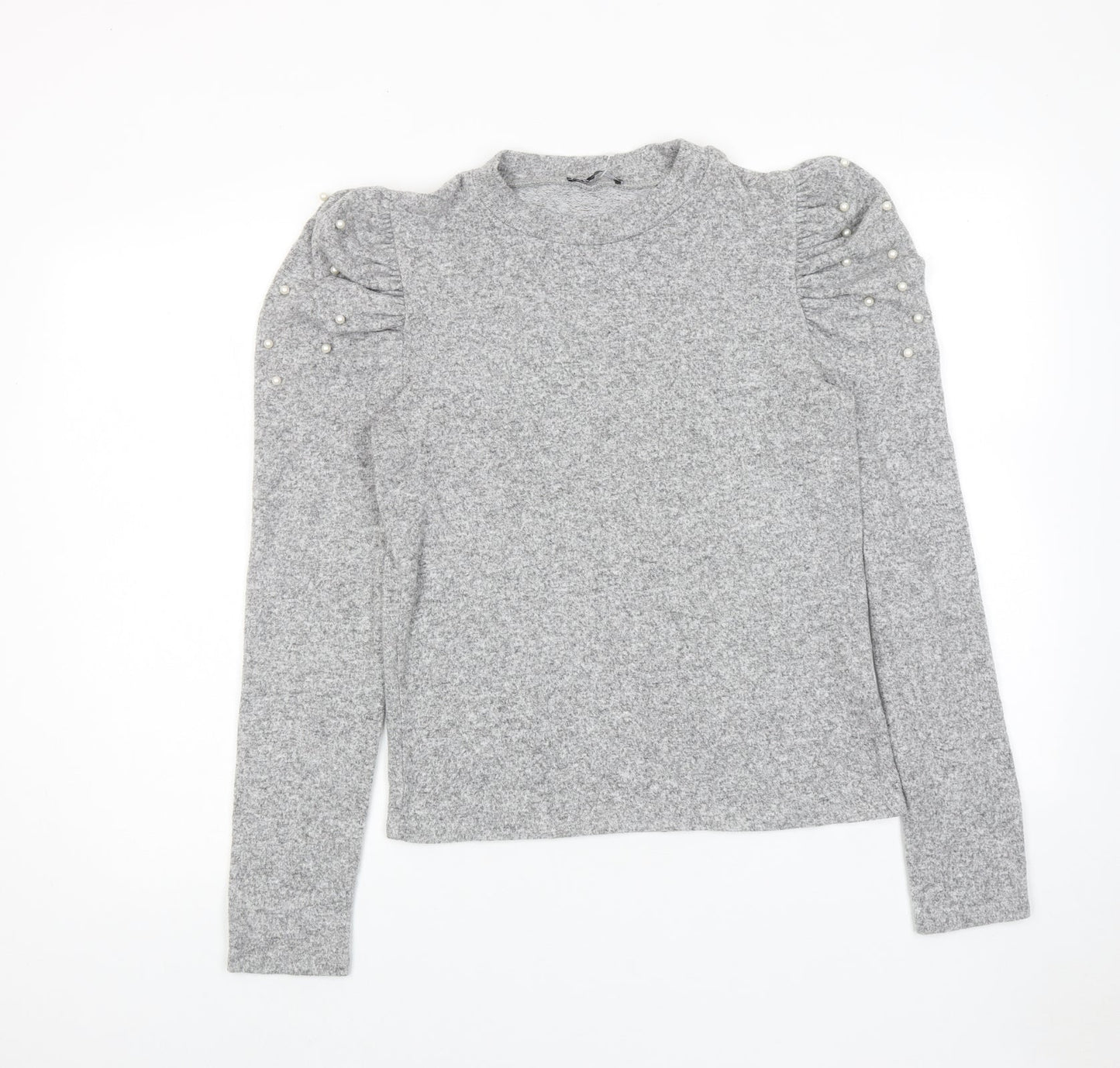 Womens UK Size M Zara Grey Pullover Jumper