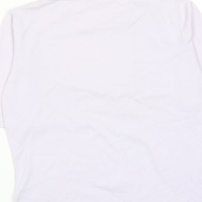 Womens UK Size M Country Casuals Purple Basic Blouse