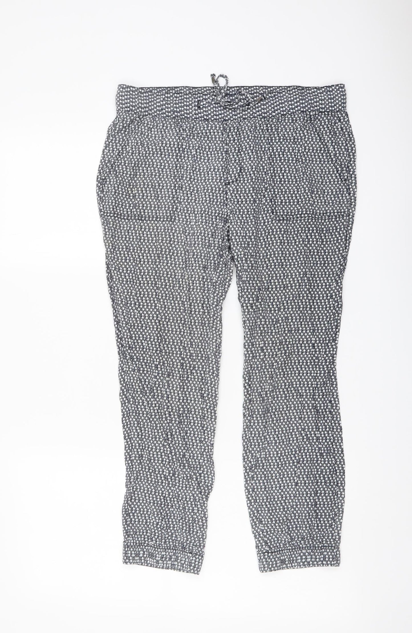 Womens UK Size S Gap Regular Fit  Blue Trousers