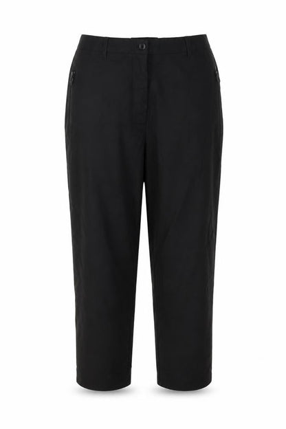 Womens UK Size 16 Amber Regular Fit  Black Trousers