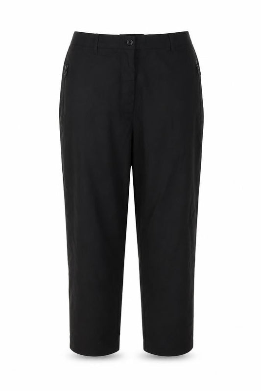 Womens UK Size 16 Amber Regular Fit  Black Trousers