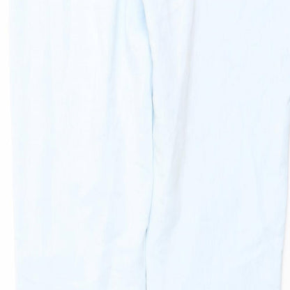 Denim & Co. Womens Blue Cotton Skinny Jeans Size 12 L32 in Regular Button