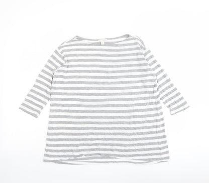 Womens UK Size XS Gap Grey Basic T-Shirt