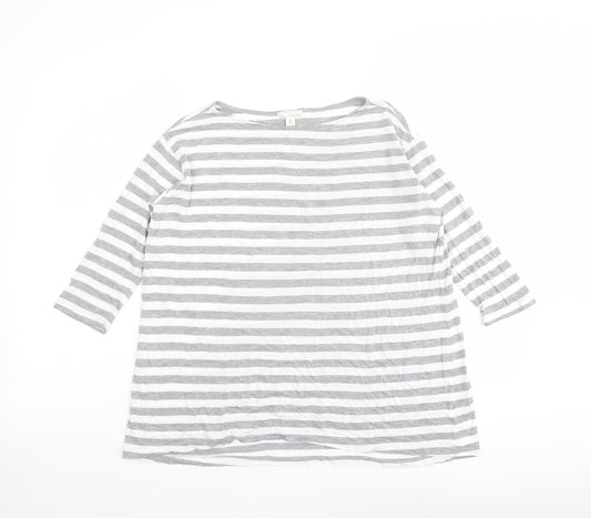 Womens UK Size XS Gap Grey Basic T-Shirt