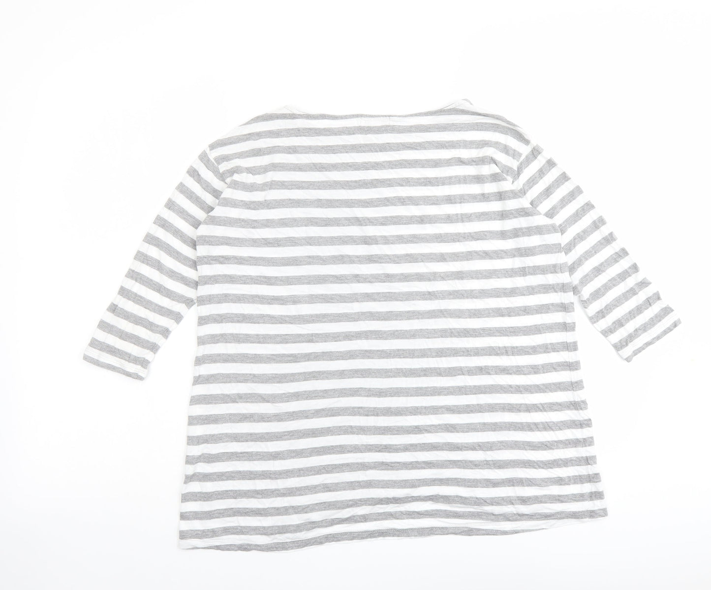 Womens UK Size XS Gap Grey Basic T-Shirt