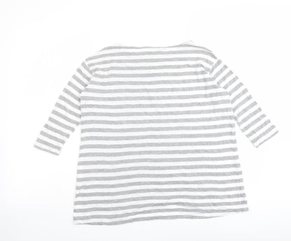 Womens UK Size XS Gap Grey Basic T-Shirt
