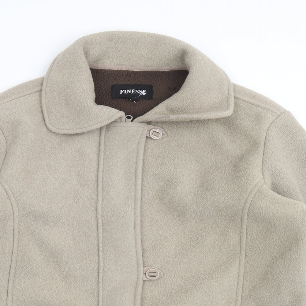 Womens UK Size 16 Finesse Beige Jacket