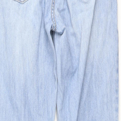 BDG Womens Blue Cotton Tapered Jeans Size 27 in L26 in Regular Button