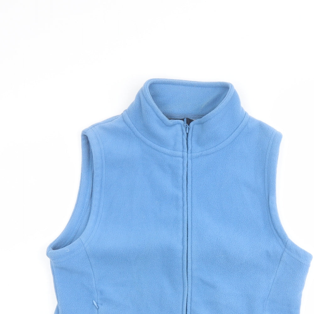 Womens UK Size 10 EWM Blue Gilet