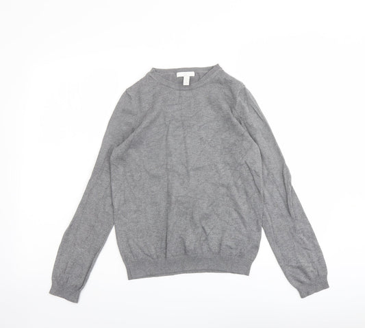 Womens UK Size S H&M Grey Pullover Jumper
