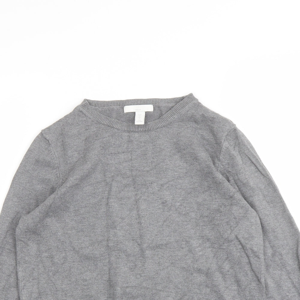 Womens UK Size S H&M Grey Pullover Jumper
