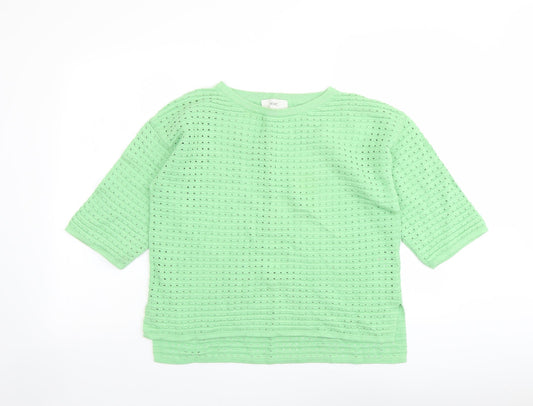 Womens UK Size 10 NEXT Green Pullover Jumper