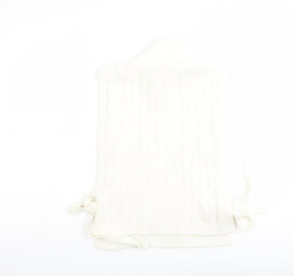 Womens UK Size One Size H&M Ivory Vest Jumper
