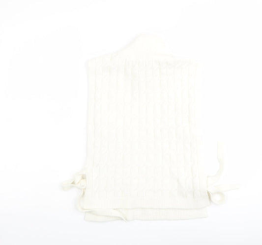 Womens UK Size One Size H&M Ivory Vest Jumper