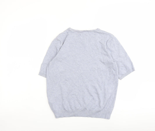 Womens UK Size M H&M Blue Pullover Jumper