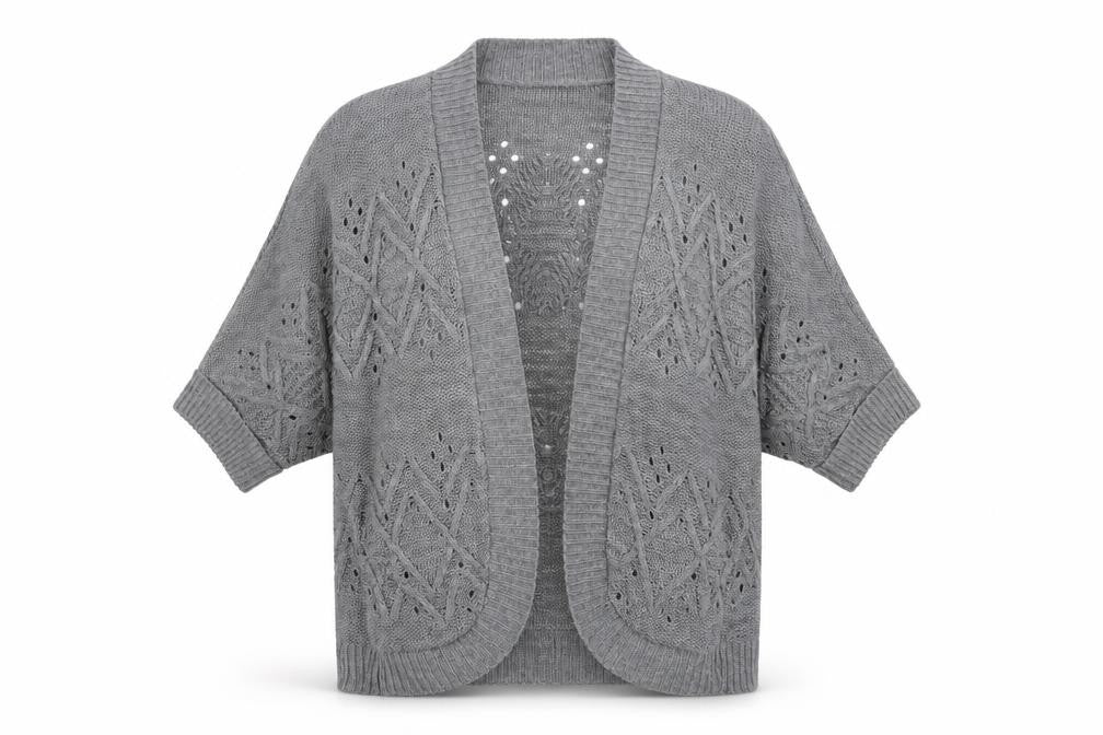 Womens UK Size XS Oasis Grey Cardigan Jumper