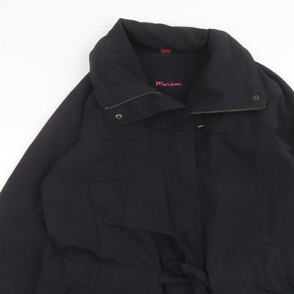 Womens UK Size 12 Monsoon Black Overcoat