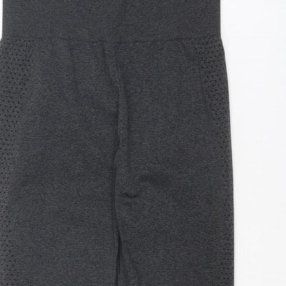 H&M Womens Grey Polyamide Compression Leggings Size M L24 in Regular Pullover