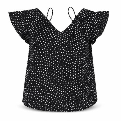 Womens UK Size 10 River Island Black Basic Blouse