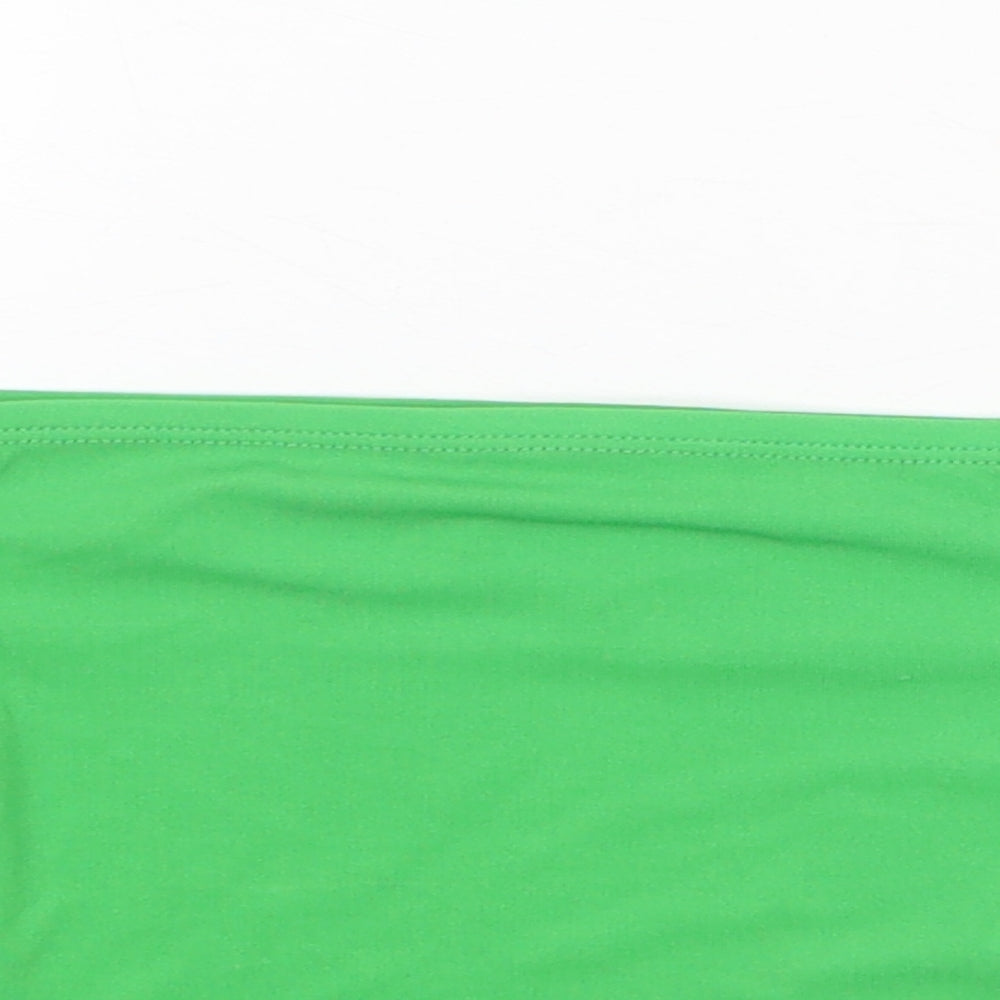 Womens UK Size S Zara Green Cropped T-Shirt
