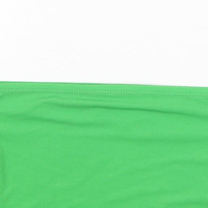 Womens UK Size S Zara Green Cropped T-Shirt