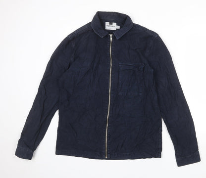 Mens UK Size M Topman Blue Jacket