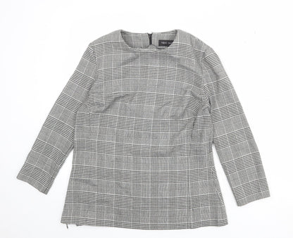 Womens UK Size 14 NEXT Grey Basic Blouse